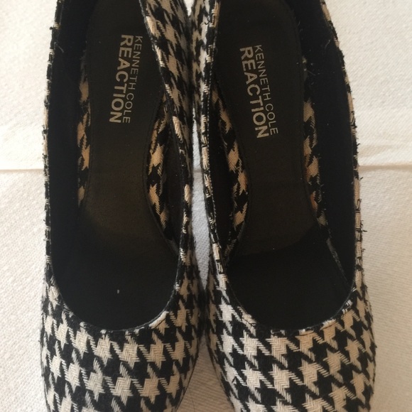 Kenneth Cole houndstooth shoes size 7.5 - Picture 2 of 2
